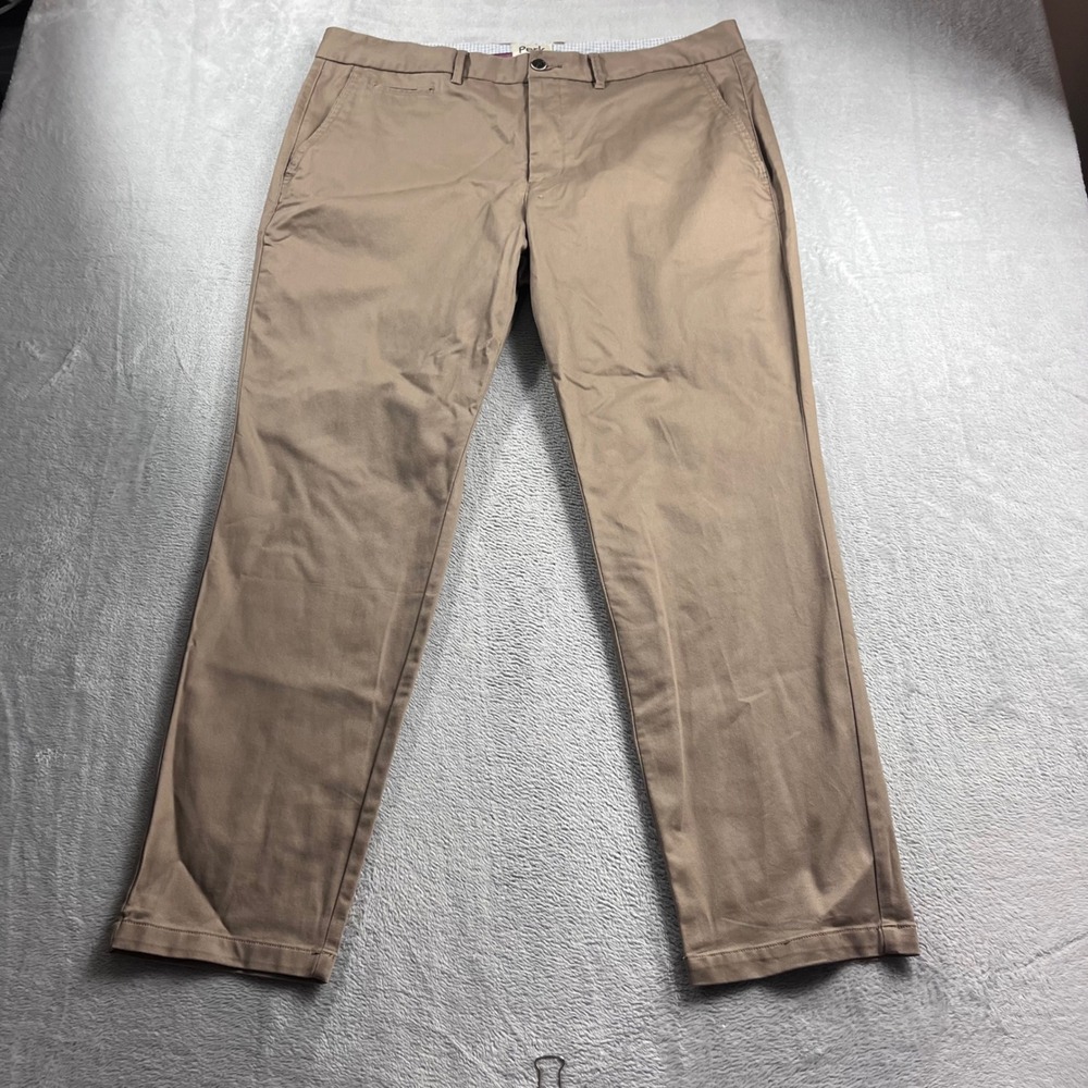 Perk Slim Fit + Stretch Men's Khaki Chino Pants Tan 38x30